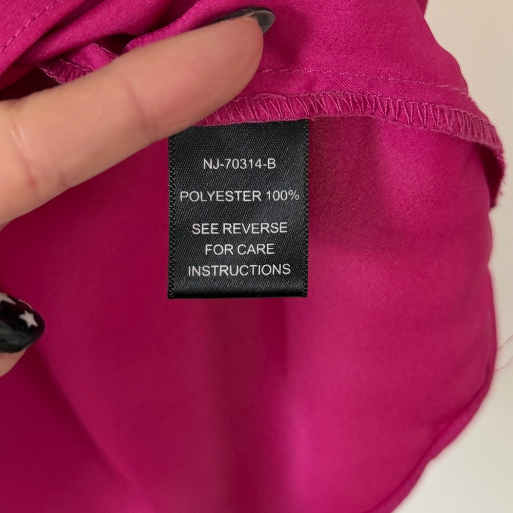 Ark & Co Hot Pink Ruffle Romper - Picture 6 of 6